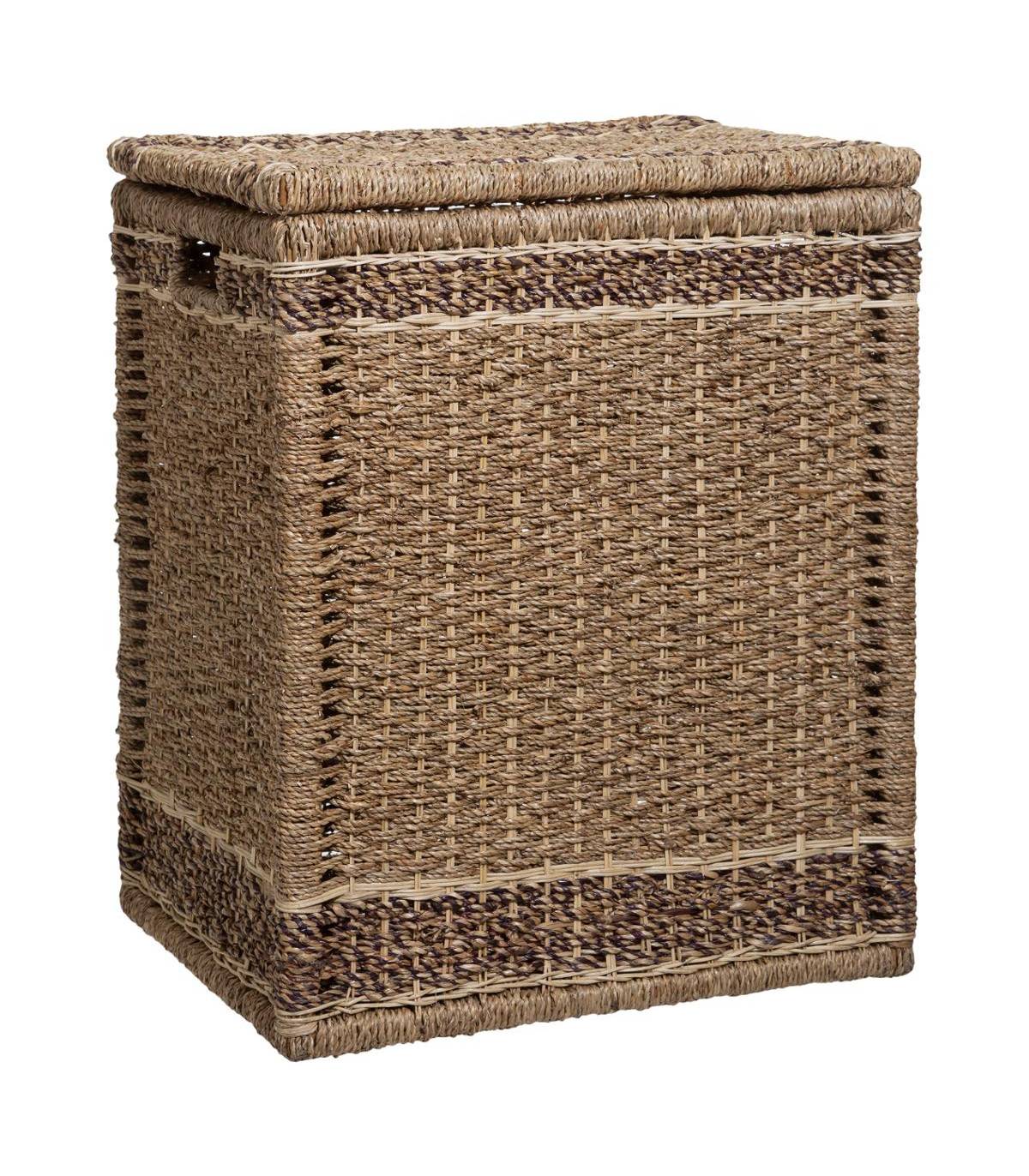 Set de 5 Paniers de rangement en Seagrass Beige et Marron - Image 2