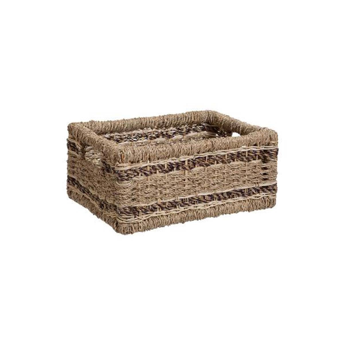 Set de 5 Paniers de rangement en Seagrass Beige et Marron - Image 9
