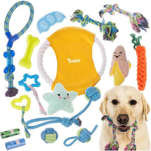 ensemble objet à mâcher pour chien, remorqueur -  25384 - Image 1
