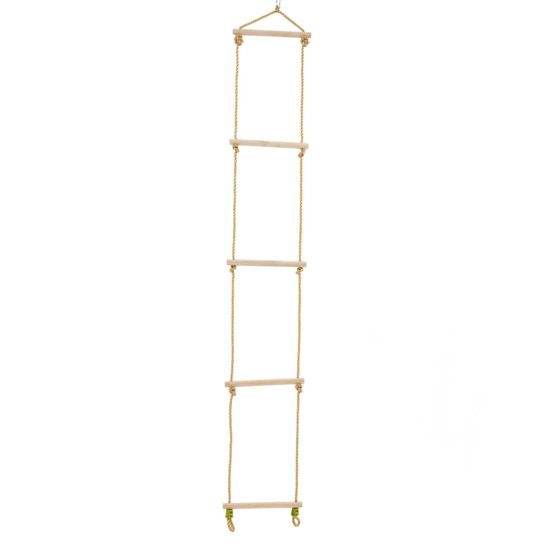 Tp Toys - Portique 2 balançoires avec échelle corde - bois PEFC™ - H224 cm - BALANDIER - Image 4