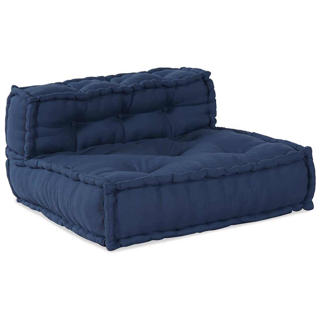 Canapé modulaire tissu indigo 70 x 70 x 56 cm, poids:12.35kg - PANGIVO - Image 5