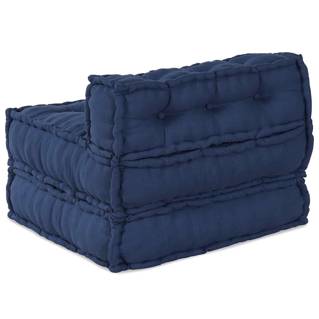 Canapé modulaire tissu indigo 70 x 70 x 56 cm, poids:12.35kg - PANGIVO - Image 7