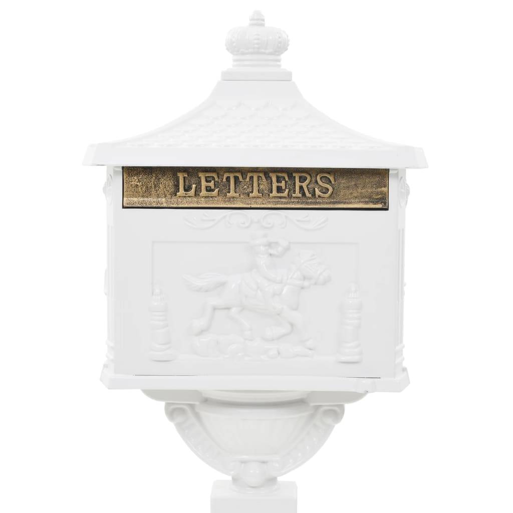 Boîte aux lettres Blanc 43 X 30 cm - Prolenta Premium - Image 4