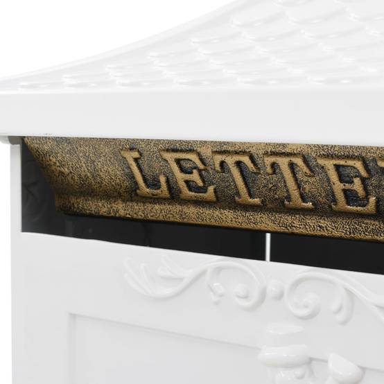 Boîte aux lettres Blanc 43 X 30 cm - Prolenta Premium - Image 5