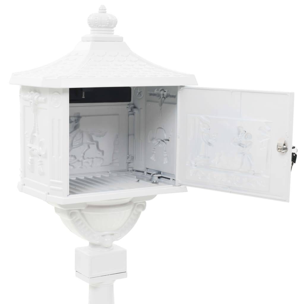 Boîte aux lettres Blanc 43 X 30 cm - Prolenta Premium - Image 9