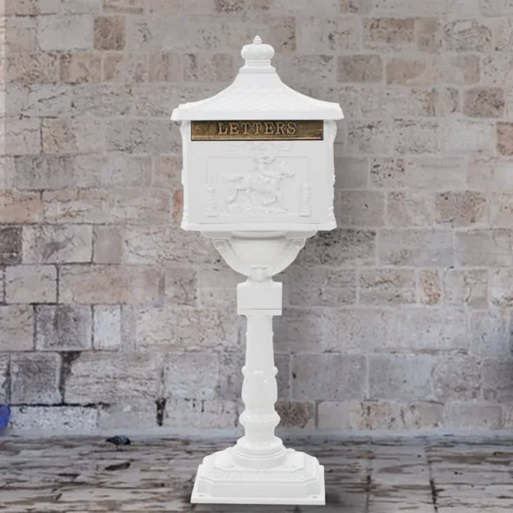 Boîte aux lettres Blanc 43 X 30 cm - Prolenta Premium - Image 1