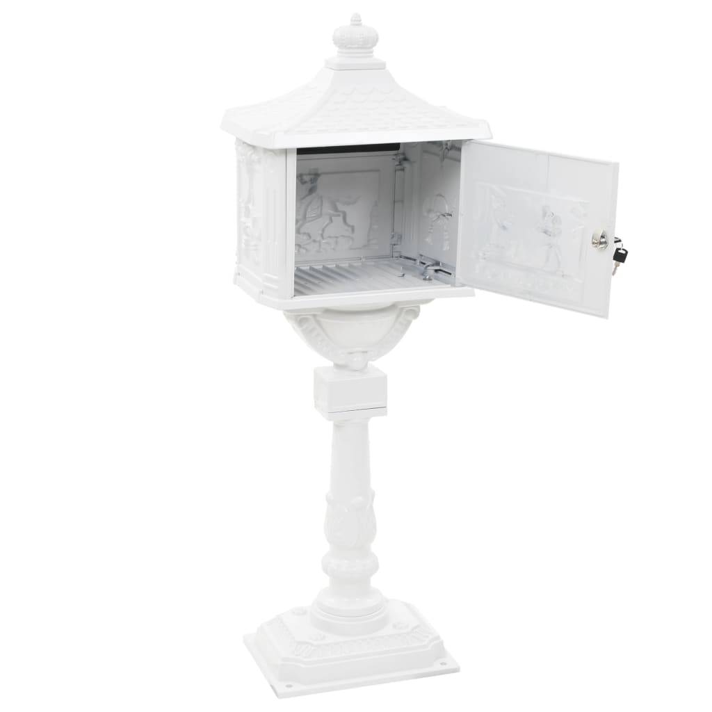 Boîte aux lettres Blanc 43 X 30 cm - Prolenta Premium - Image 8
