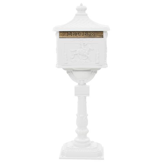 Boîte aux lettres Blanc 43 X 30 cm - Prolenta Premium - Image 3