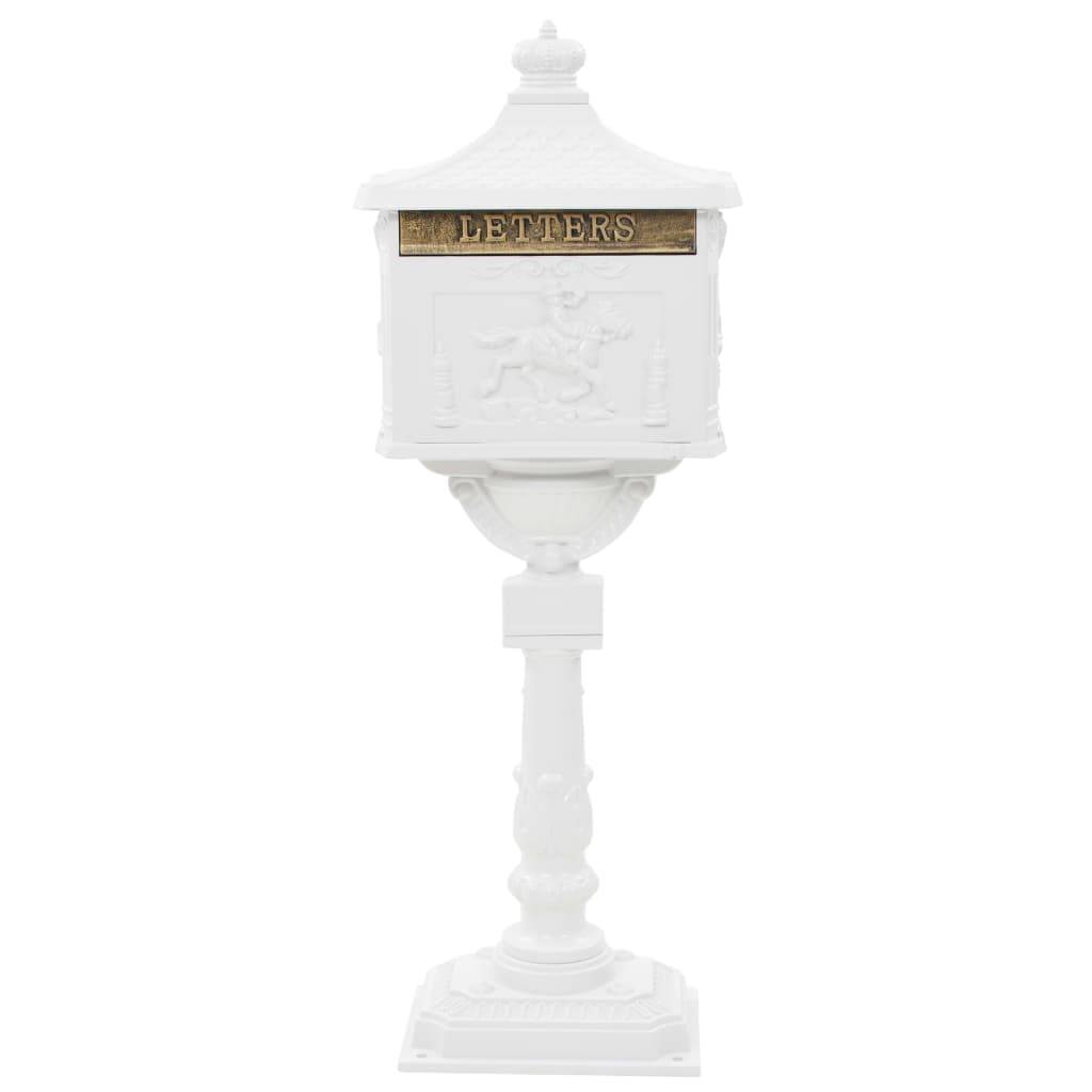 Boîte aux lettres Blanc 43 X 30 cm - Prolenta Premium - Image 3