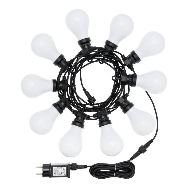 Guirlande guinguette design 10 Ampoules Goutte 5,5m prolongeable Lotti - Image 3