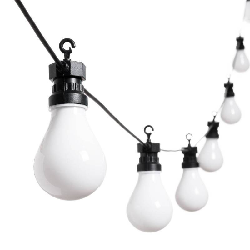 Guirlande guinguette design 10 Ampoules Goutte 5,5m prolongeable Lotti - Image 6