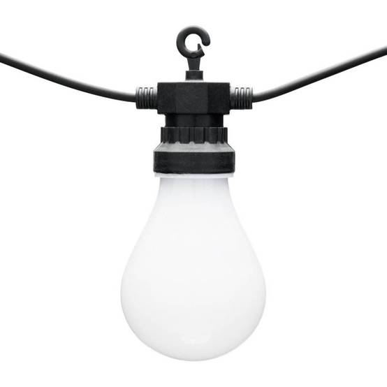 Guirlande guinguette design 10 Ampoules Goutte 5,5m prolongeable Lotti - Image 8