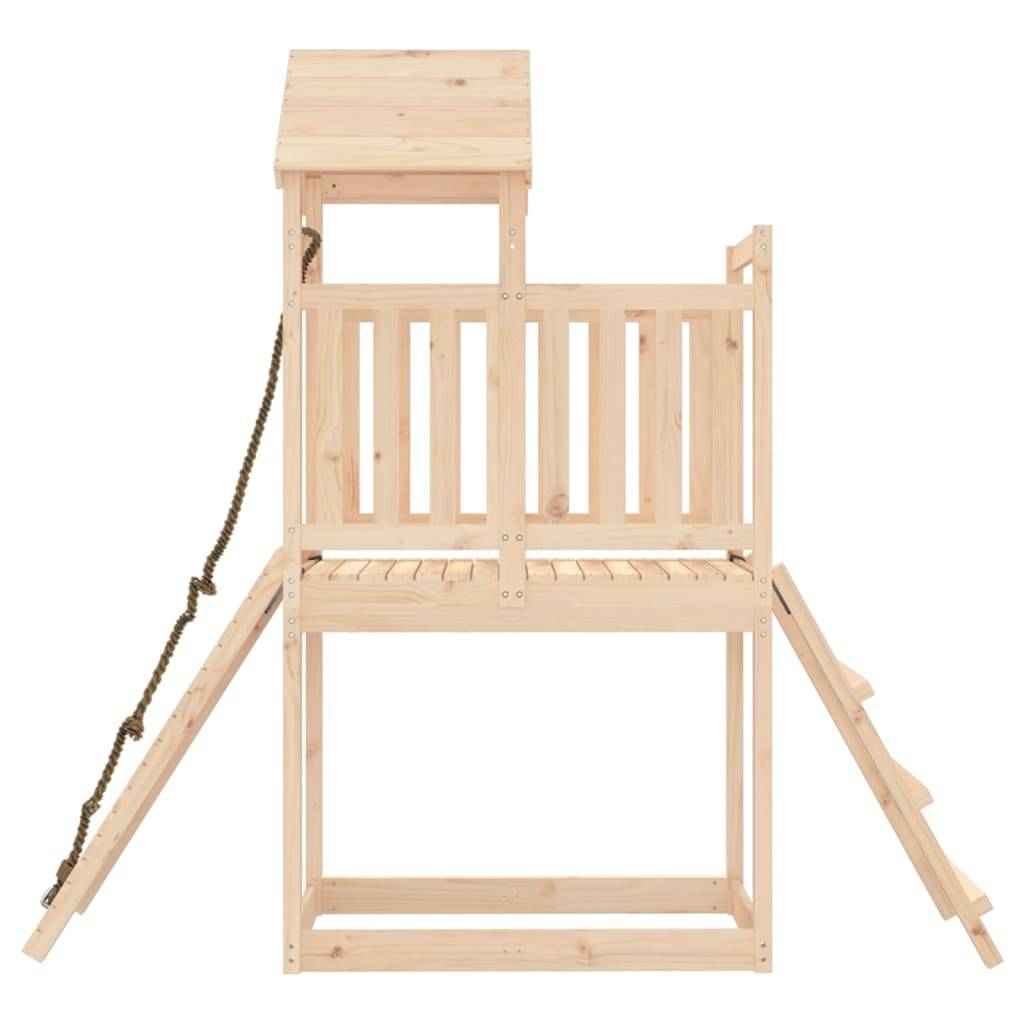 Helloshop26 - Maisonnette de jeu avec mur d'escalade 229 x 64 x 214 cm bois massif de pin - Image 5