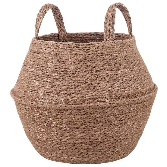 Pot de fleurs herbe de mer naturel 32 x 32 x 32 cm - PANGIVO - Image 1