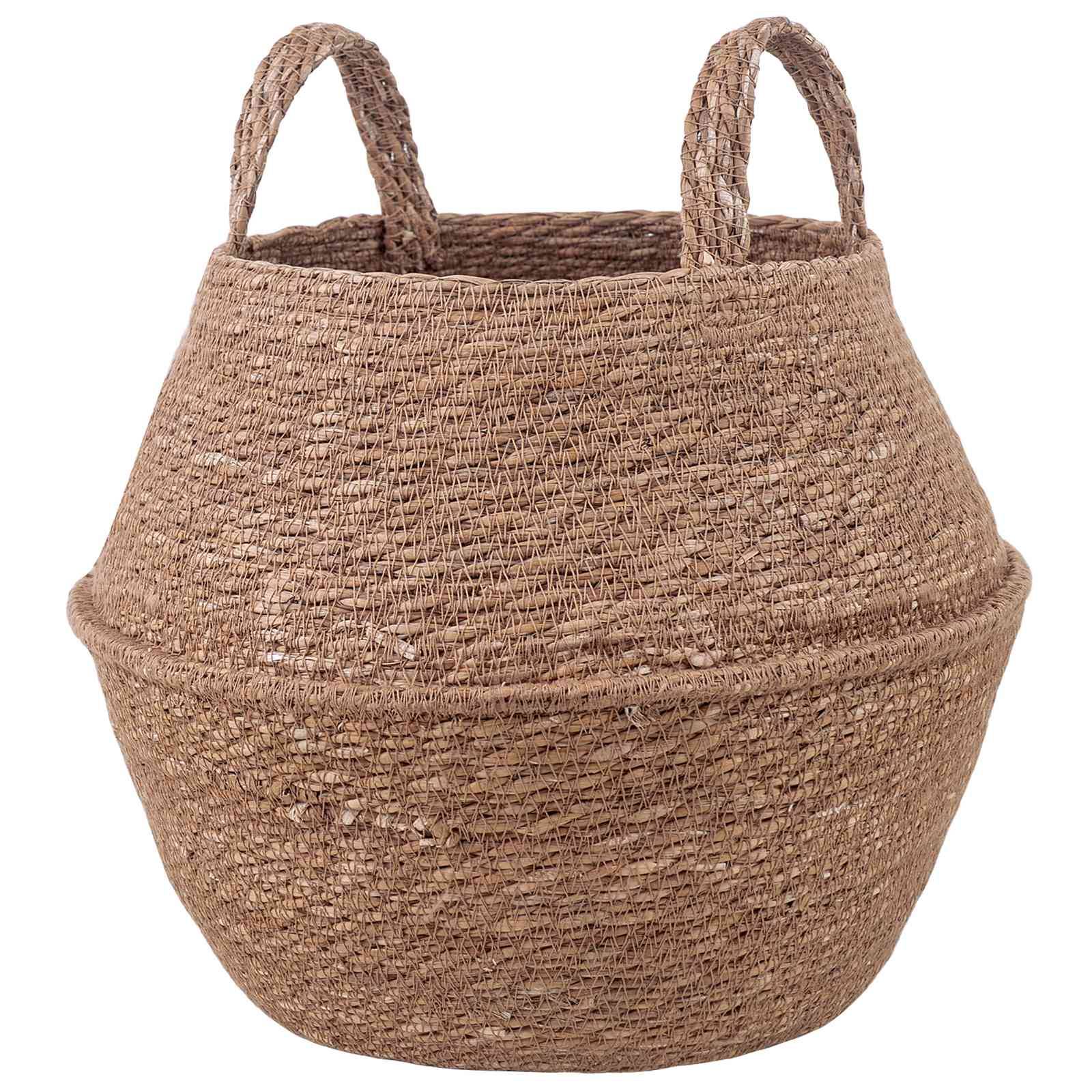 Pot de fleurs herbe de mer naturel 32 x 32 x 32 cm - PANGIVO - Image 1