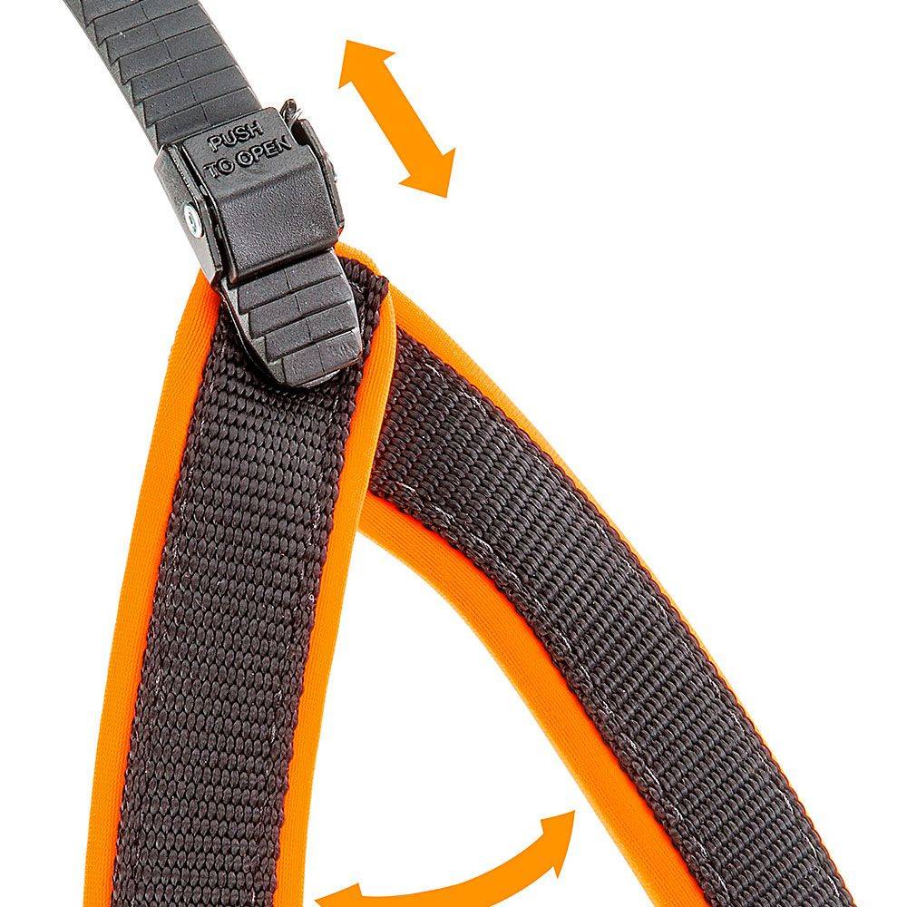 Ferplast - Ferplast Harnais ergonomique pour chiens AGILA FLUO 2, ajustement parfait, fermeture pratique avec lacet, rembourrage souple, A=B 36÷42 cm 15 mm - Image 6
