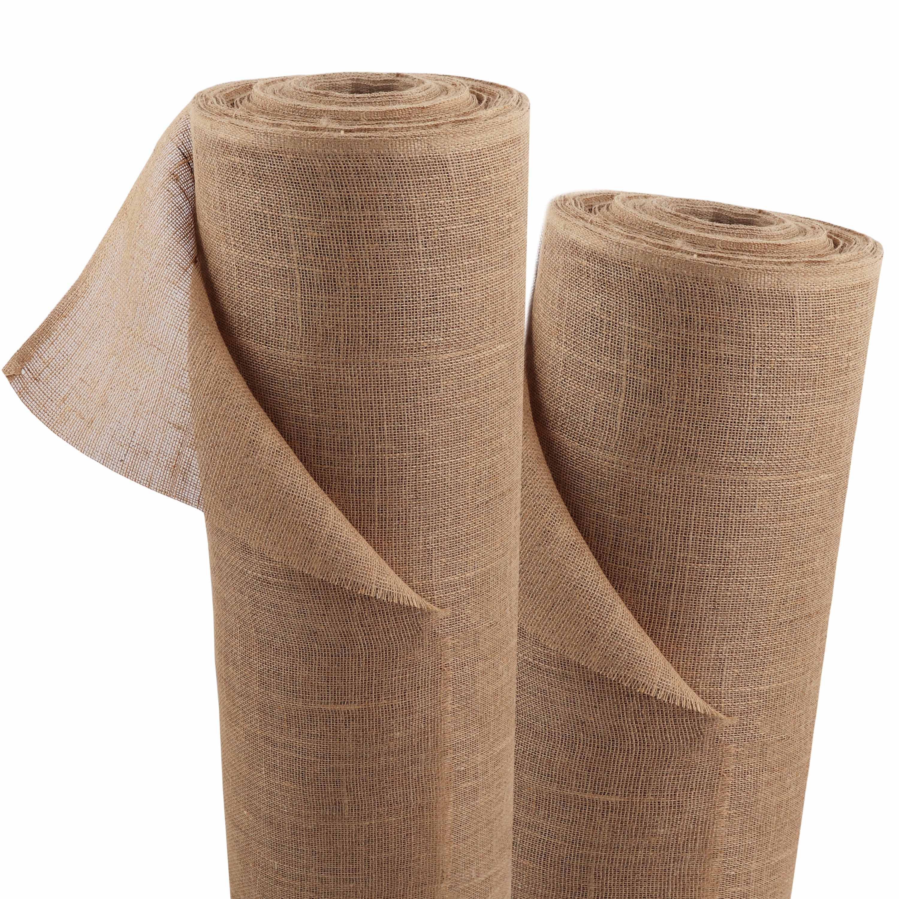 55m x 1m tissu de jute 215g/m² tapis de jute jute de jardin tissu de jute toile de jute ruban de jute - Image 1