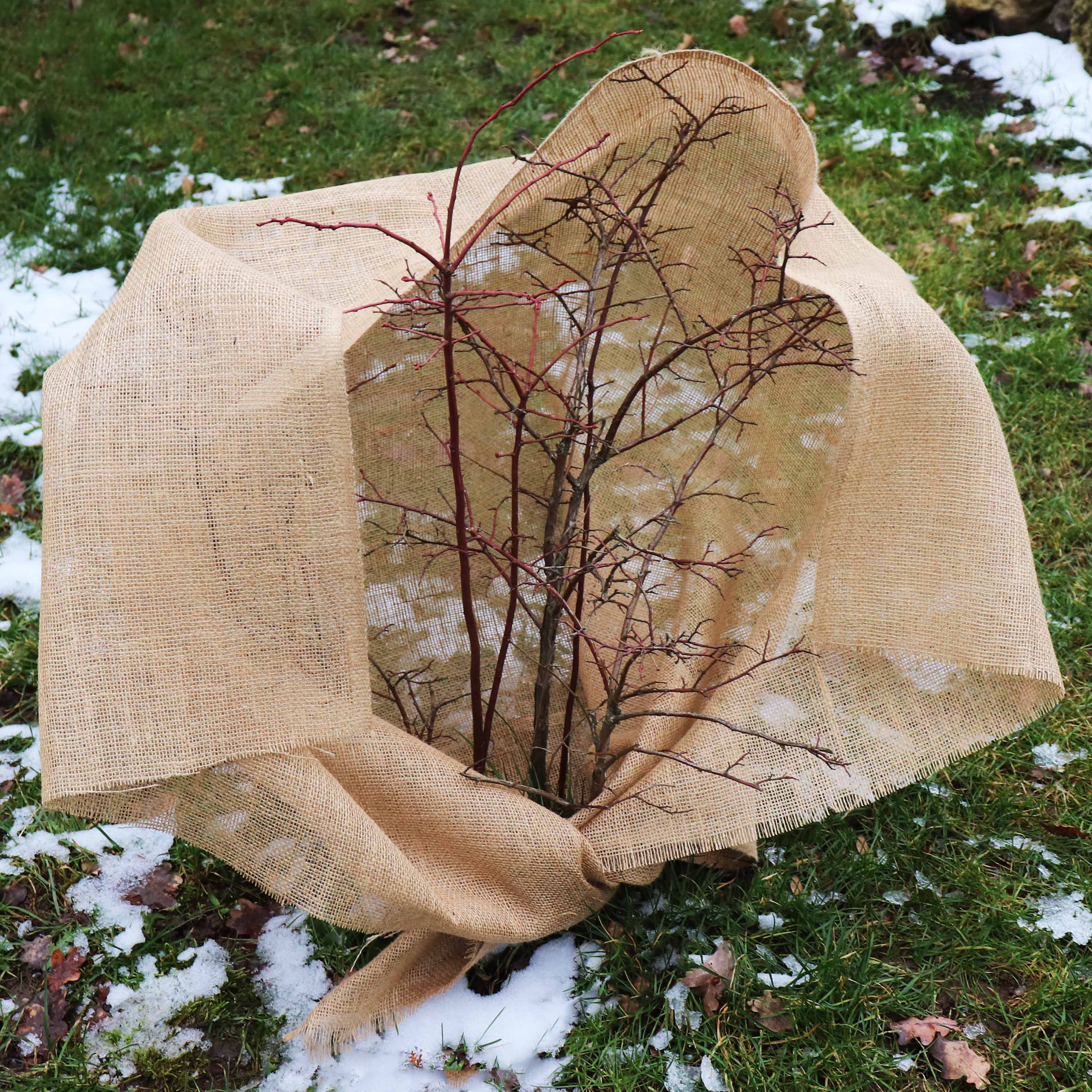 55m x 1m tissu de jute 215g/m² tapis de jute jute de jardin tissu de jute toile de jute ruban de jute - Image 7