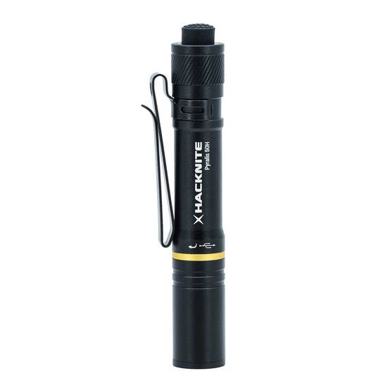 Lampe de poche LED stylo hybride rechargeable et piles - PYRALIS 50H Hacknite - Image 2