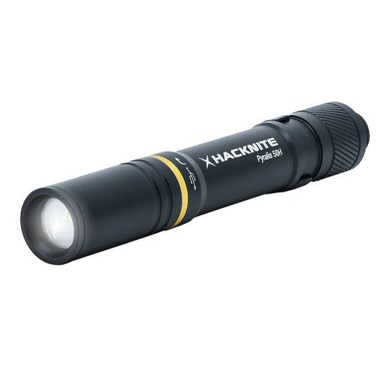 Lampe de poche LED stylo hybride rechargeable et piles - PYRALIS 50H Hacknite - Image 1