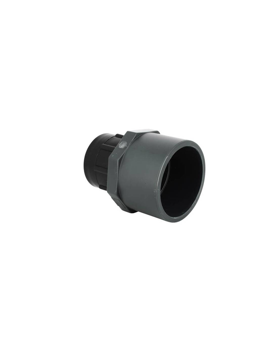 Raccord S60X6 cuve eau - Sortie PVC 75/90 mm - Image 1
