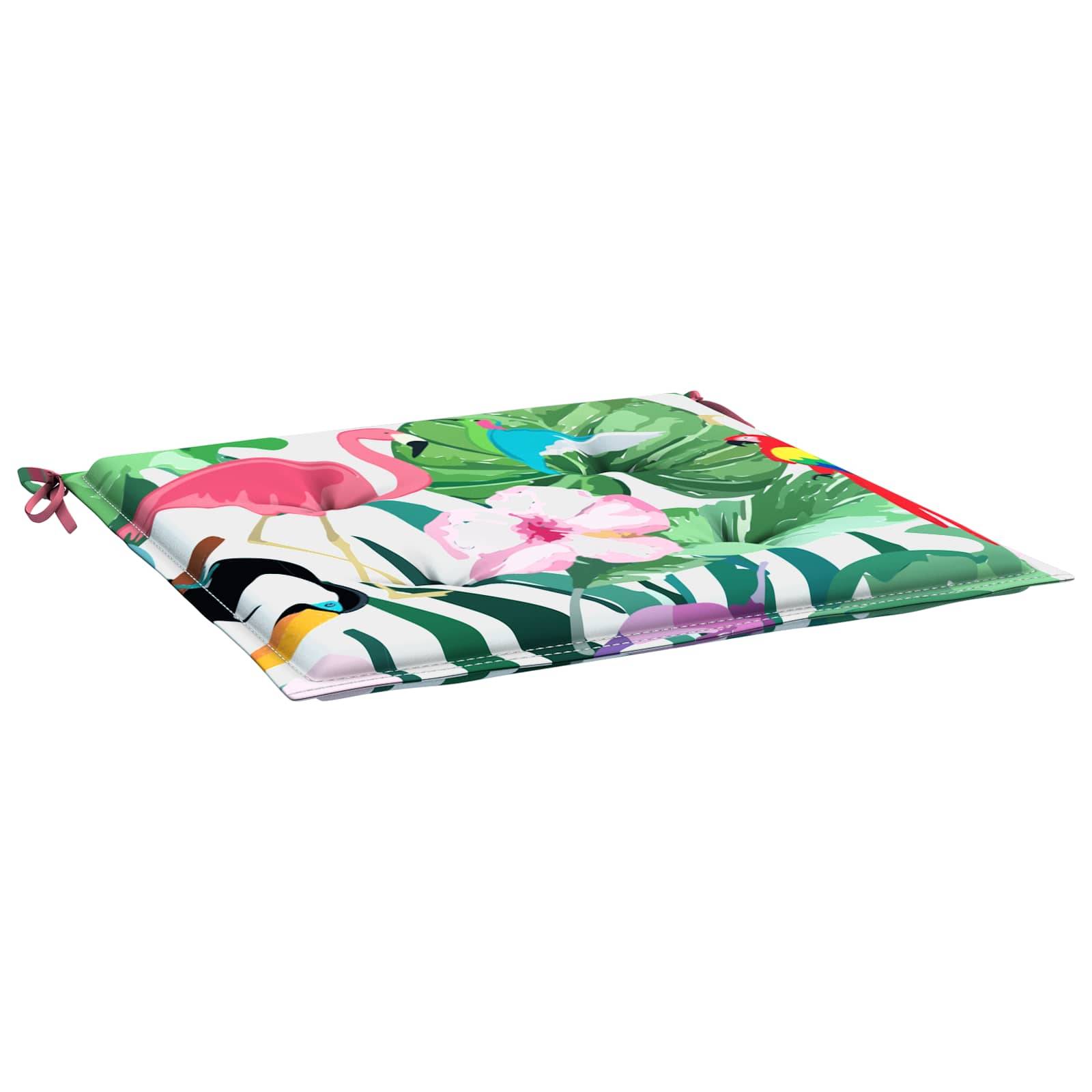 Lot de 6 coussins de chaise tissu Oxford multicolore 50 x 50 x 4 cm - PANGIVO - Image 2
