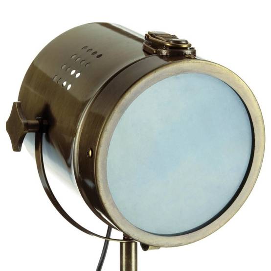 Lampe projecteur métal/bois Ebor Atmosphera - Image 4