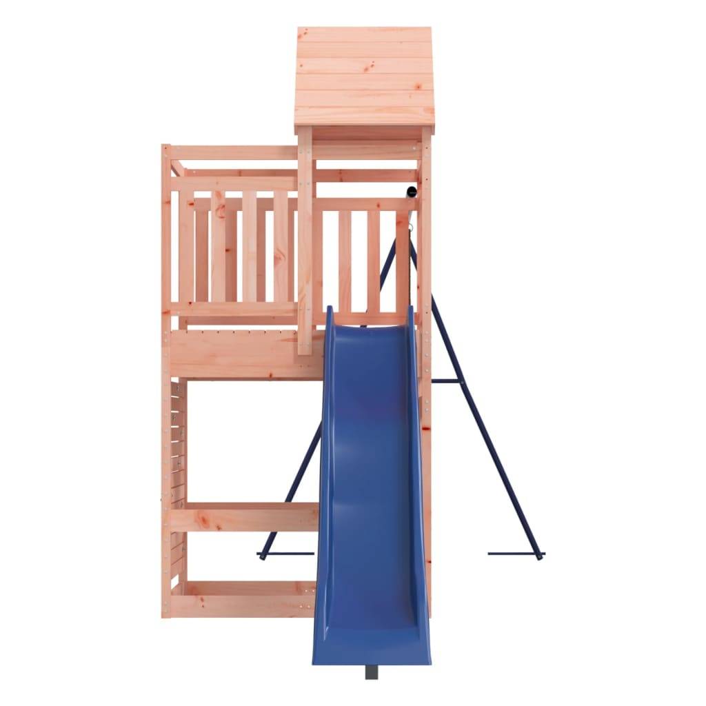 Helloshop26 - Aire de jeux d'extérieur balançoires toboggan portiques robuste jeux jardin 525 x 199 x 249 cm bois massif de douglas - Image 5