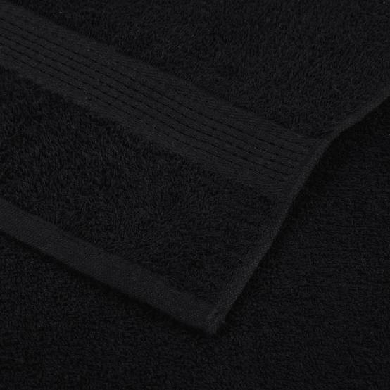 Serviettes de douche FROGN 10 pcs noir 70x140 cm 360 g/m² Maison Chic - Image 6