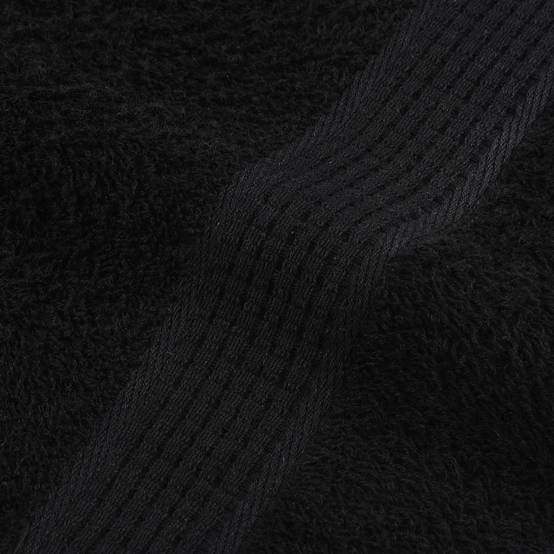 Serviettes de douche FROGN 10 pcs noir 70x140 cm 360 g/m² Maison Chic - Image 7
