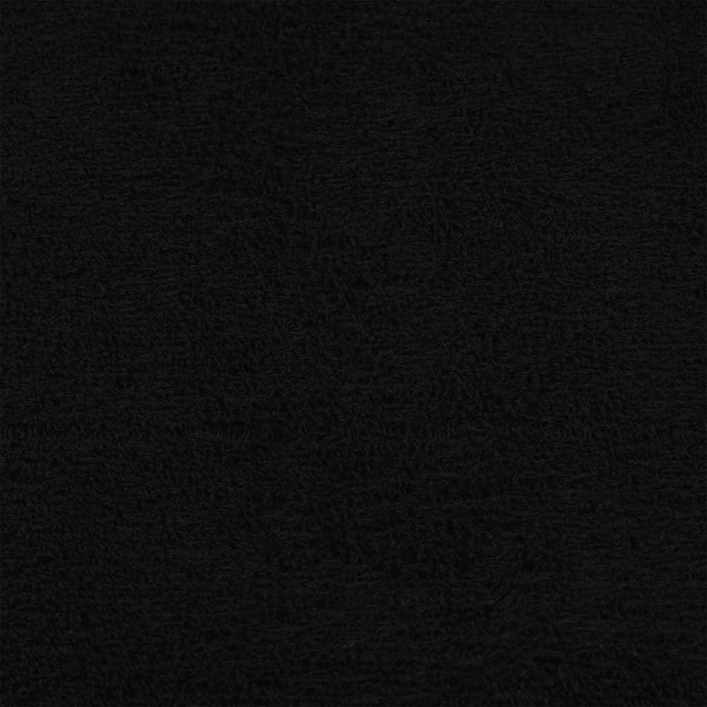 Serviettes de douche FROGN 10 pcs noir 70x140 cm 360 g/m² Maison Chic - Image 5