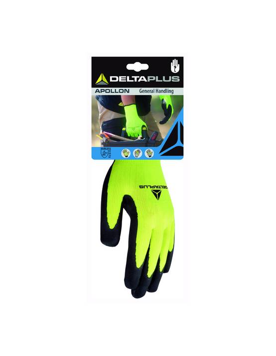 Delta Plus - Gants Delta Plus Jaune/noir Adhérence Et Protection Renforcées - Delta Plus