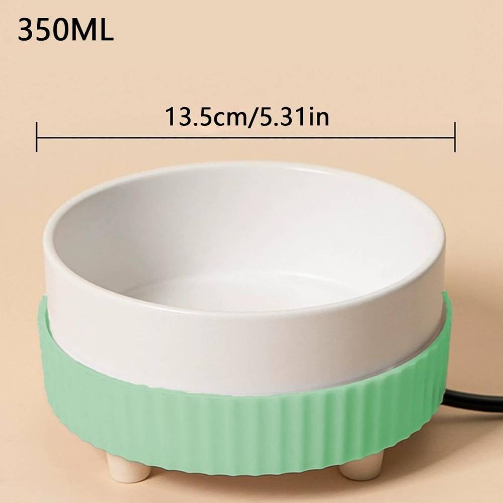 Gamelle en Céramique pour Chats Intérieurs ou Extérieurs Verte - Lytech - Image 5