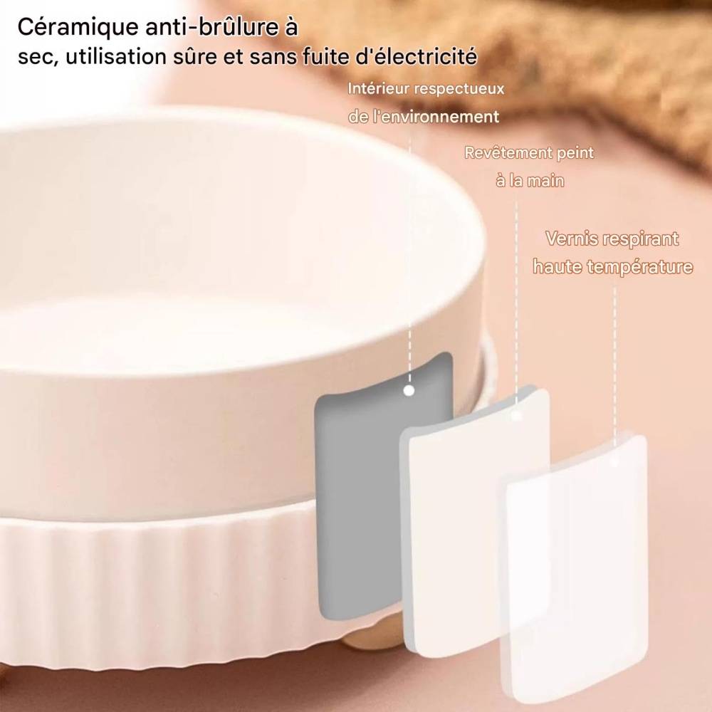 Gamelle en Céramique pour Chats Intérieurs ou Extérieurs Verte - Lytech - Image 2