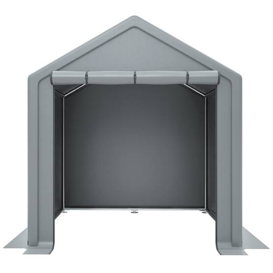 Abri de jardin en acier galvanisé gris 190 x 170 x 200 cm - PANGIVO - Image 1