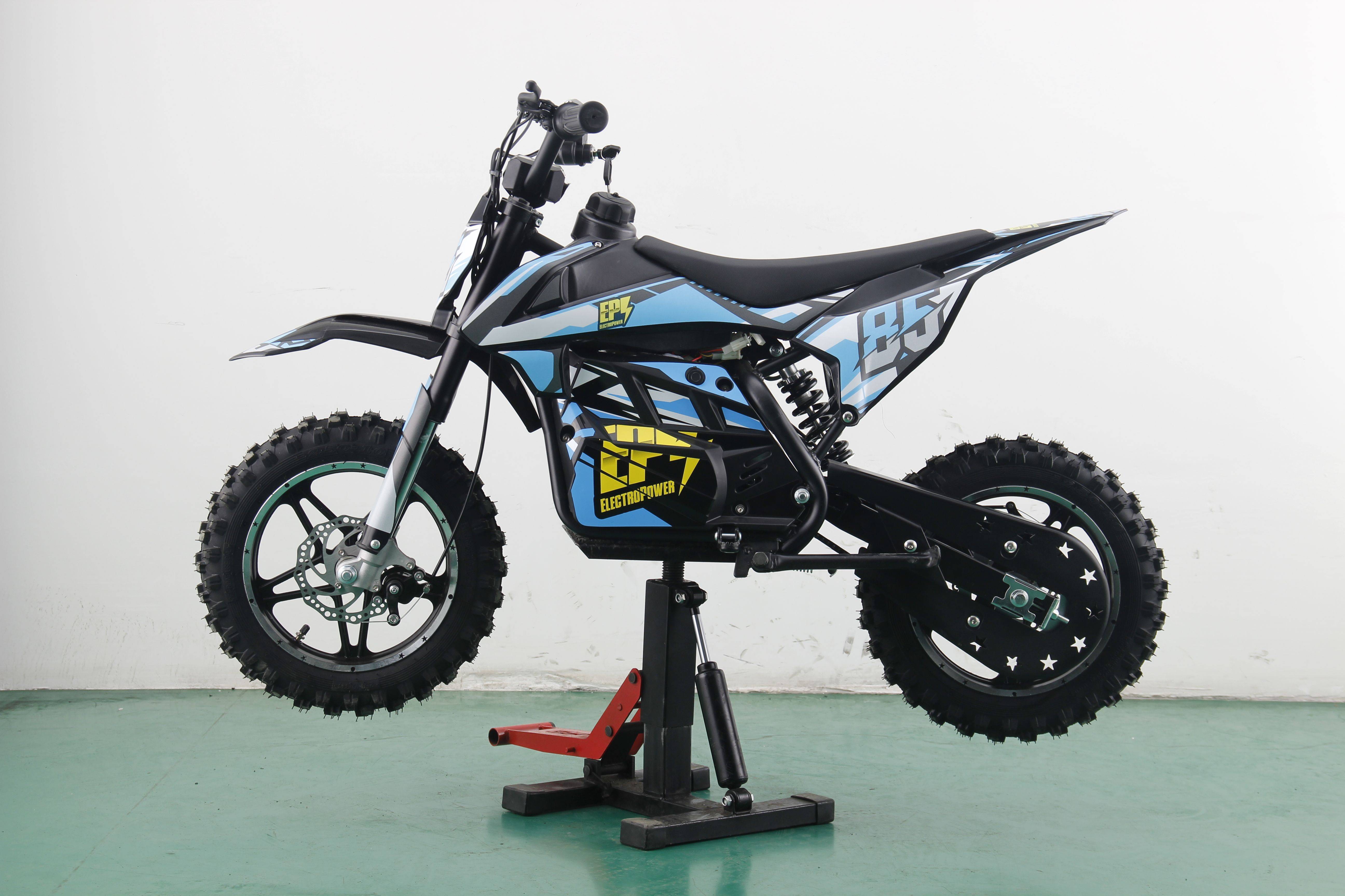 Mini moto électrique 1000W Bleu - Image 5