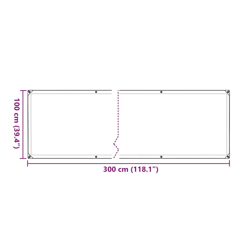Vidaxl - Housse de protection plantes avec œillets 1x3 m polyéthylène vidaXL 3308678 - Image 3