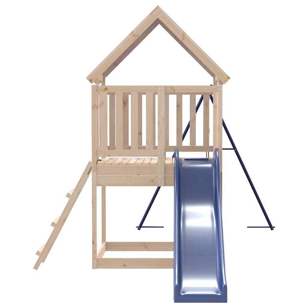 Aire de jeux d'extérieur - Jeu Plein air enfant bois de pin massif rj38 - Image 6