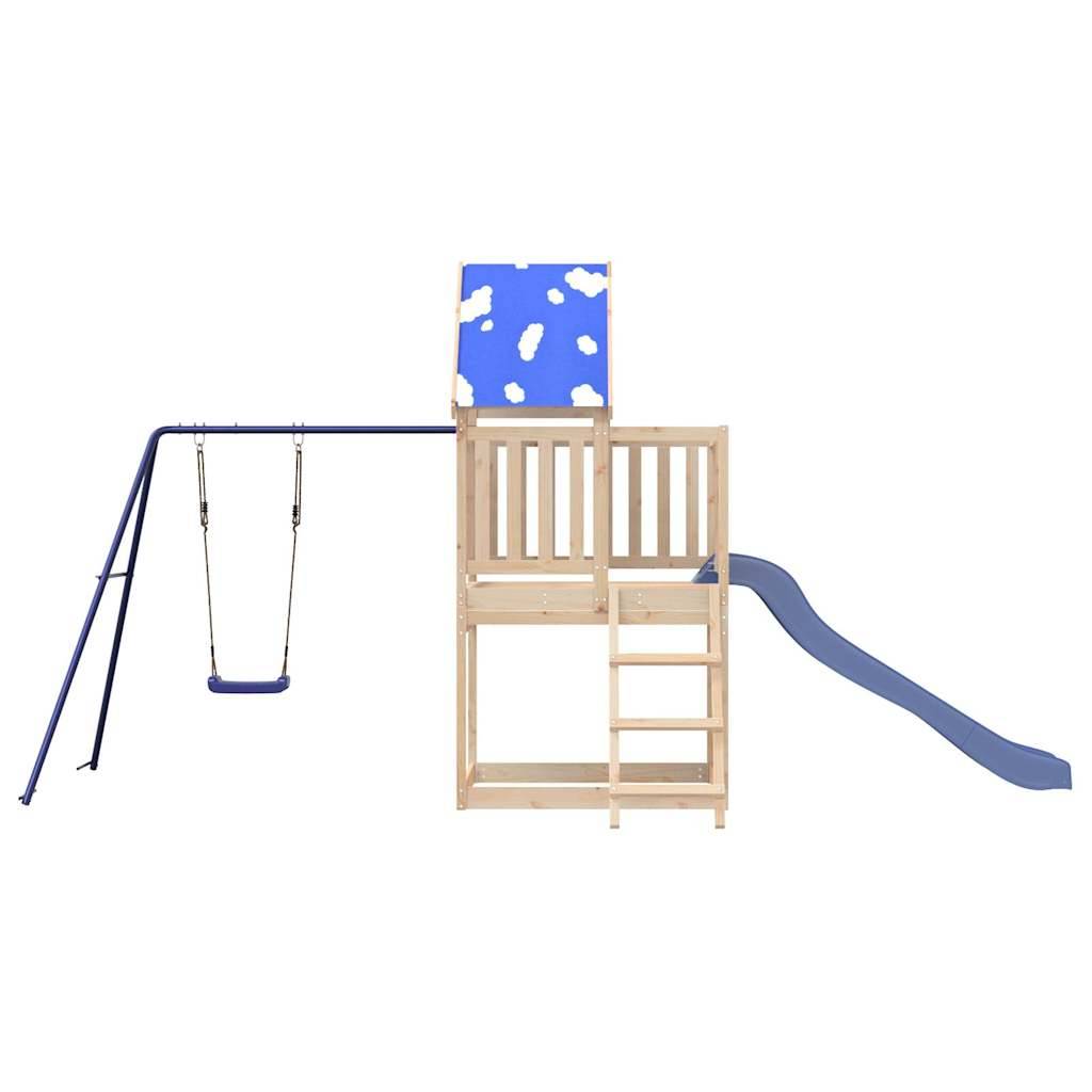 Aire de jeux d'extérieur - Jeu Plein air enfant bois de pin massif rj38 - Image 3
