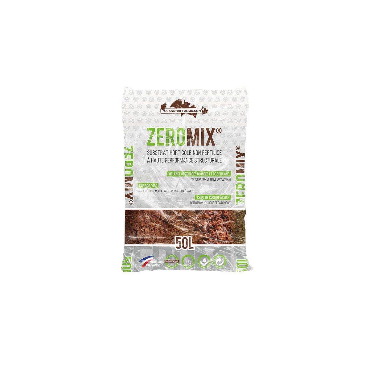 Terreau ZERO MIX 50 litres - GUANO DIFFUSION - Image 1