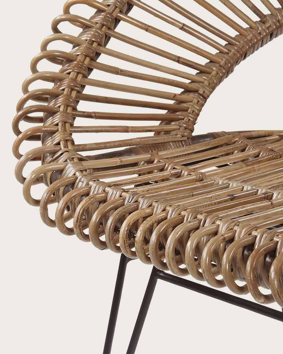 Chiang Mai - Fauteuil rond en rotin tressé - UNIQKA - Image 4