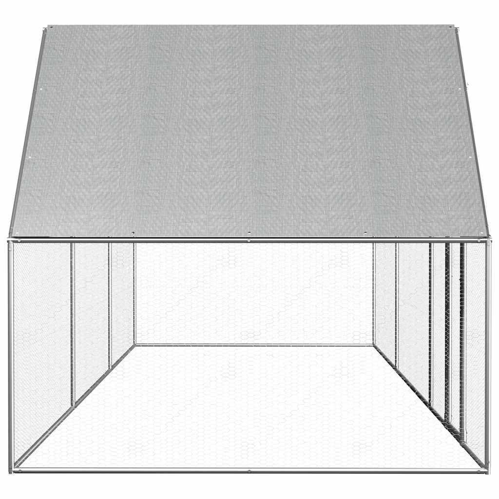Poulailler acier argent 6 x 2 x 2 m - Prolenta premium p3192.6 - Image 3