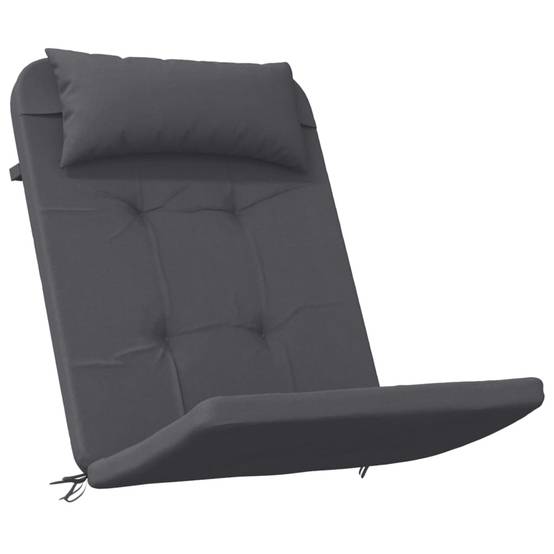 PANGIVO - Coussins de chaise adirondack tissu oxford anthracite 126 x 58 x 4.5 cm - PANGIVO - Image 3