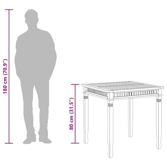 Table bois composite Yunus Vert - P87209V - Image 7
