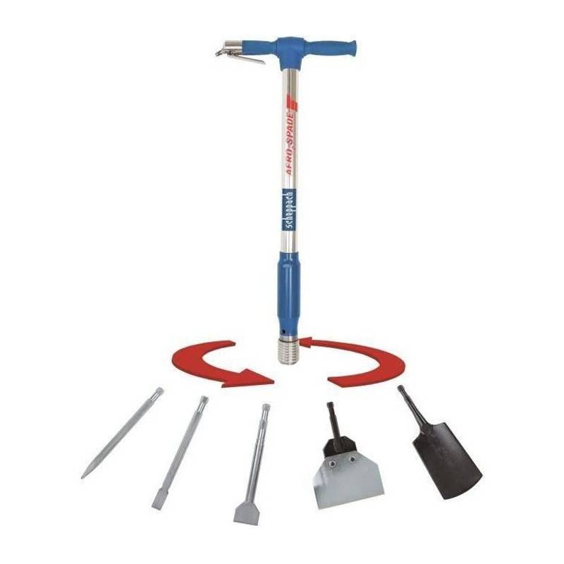 Scheppach - Scheppach Beche Pneumatique Outil Universel 5 En 1 - Aero 2 Spade - Image 1