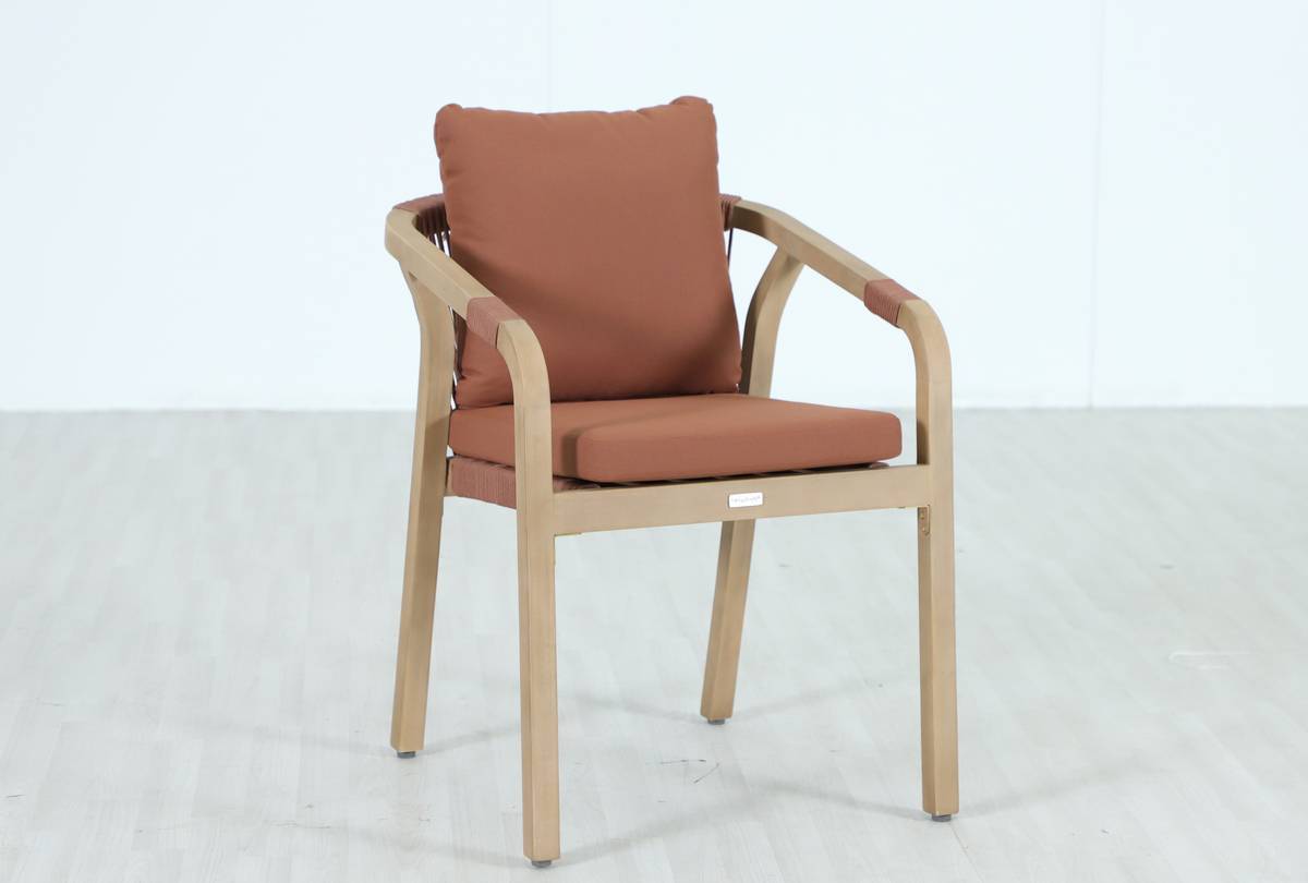 Hesperide - Fauteuil de jardin empilable Papouasie acajou Hespéride