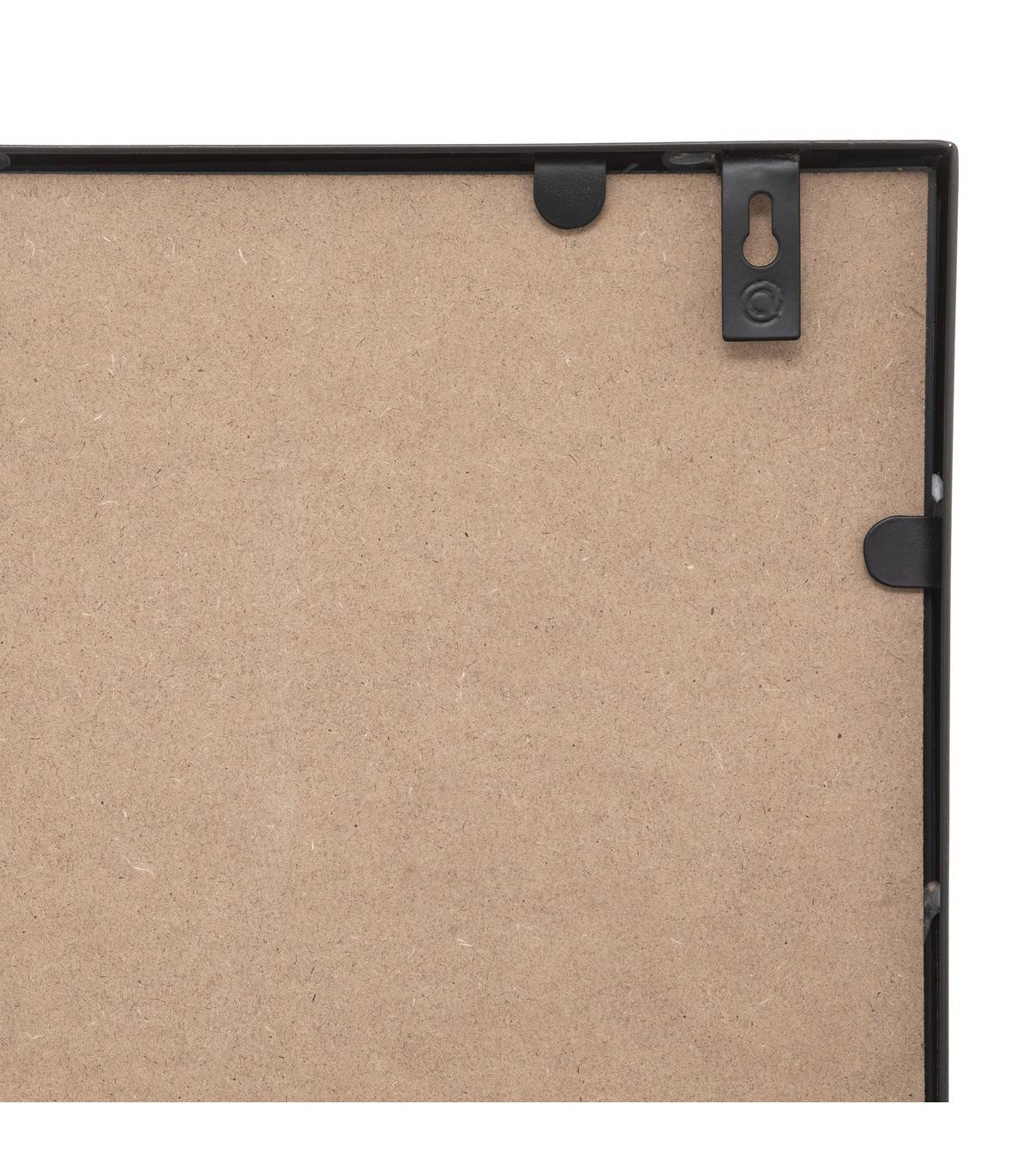 Miroir mural rectangle en Métal Noir style Industriel 45 x 150 cm - Image 3
