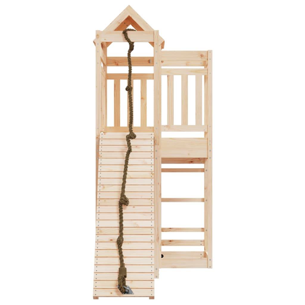 Helloshop26 - Maisonnette de jeu avec mur d'escalade 107 x 196 x 238 cm bois massif de pin - Image 3