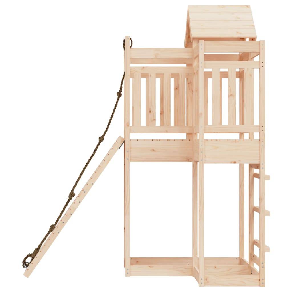 Helloshop26 - Maisonnette de jeu avec mur d'escalade 107 x 196 x 238 cm bois massif de pin - Image 5