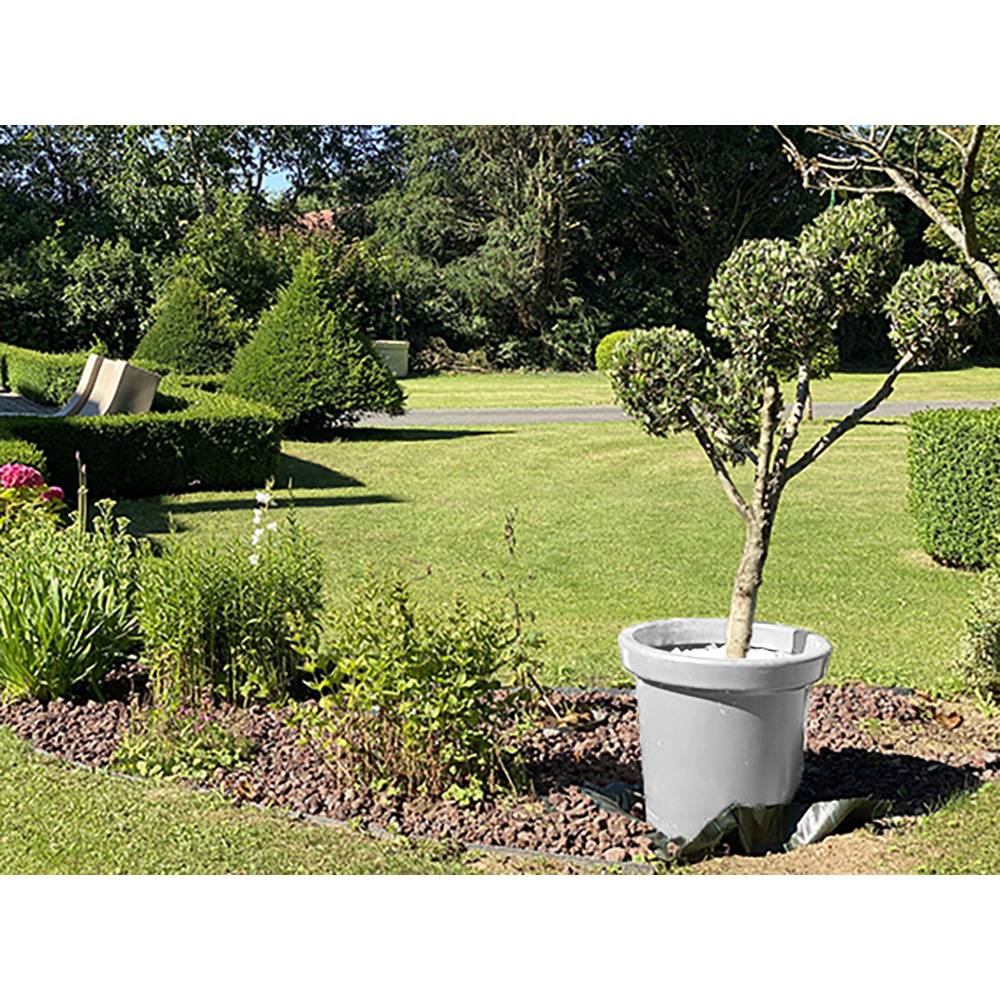 Plast'Up Rotomoulage - Pot de fleurs rond xxl delight 75l- lot de 2 - Image 2